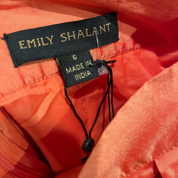 Emily Shalant taffeta party short skirt size 6 - Picture 3 of 11